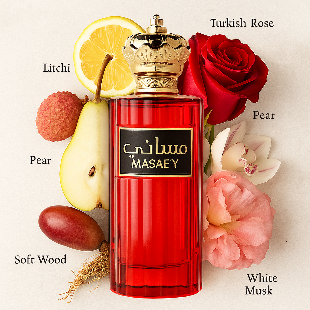 Flat lay of light citrus and floral fragrance bottles labeled Daily Wear