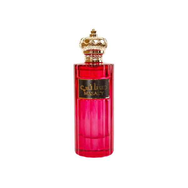 MASAEY is a well balanced, multi-layered scent that bursts opens with bright, fresh notes of Litchi, Pear, Bergamot essence which then merge into a rich, floral, and romantic heart consisting of Turkish Rose, Peony, and Vanilla.