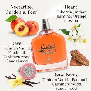 MDO007 NAQSH Eau De Parfum - Amber Floral Perfume for Women (100ml)