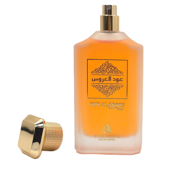 MDO010 Style & Scents OUD AL AROOS Eau De Parfum – Spicy Oriental Oud Perfume for Men (100ml)