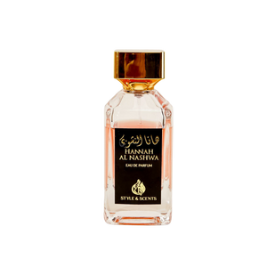 HANNAH AL NASHWA is a beautiful floral fragrance created for women. It starts with a spicy and floral bouquet of Orange Blossom and Bergamot.