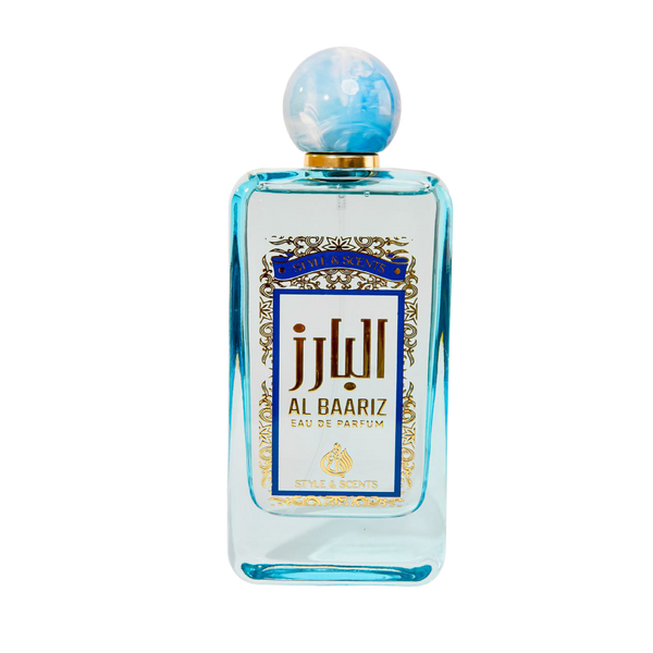 AL BAARIZ is a mesmerizing unisex fragrance that captures the essence of modernity and classy elegance.