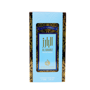 AL BAARIZ is a mesmerizing unisex fragrance that captures the essence of modernity and classy elegance.
