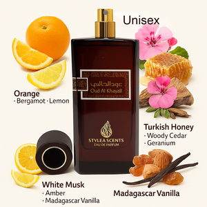 MDO014 OUD AL KHAYALI Eau De Parfum – Unisex Citrus Amber Fragrance (100ml Perfume)
