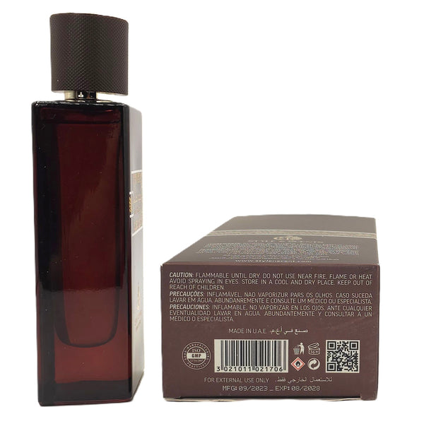 OUD AL KHAYALI Bottom View – Barcode 3021011021706 and Warning Labels
