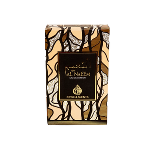 AL NAEEM is a woody and fresh fragrance compatible with men and women. This long lasting fragrance starts with the delicious and vibrant sweetness of Caramel, Bergamot and Oud.