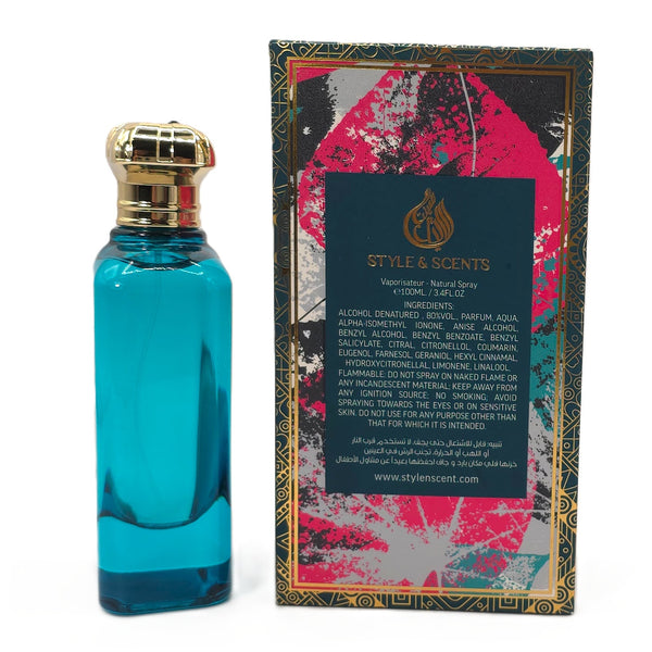 Tiya Al Musk Eau De Parfum – Unisex Fresh Floral Perfume with Orange Blossom, Jasmine, Sandalwood, Amber & Vanilla | Clean, Sensual, Long-Lasting Everyday Fragrance 100ML – Made in UAE (MDO020)