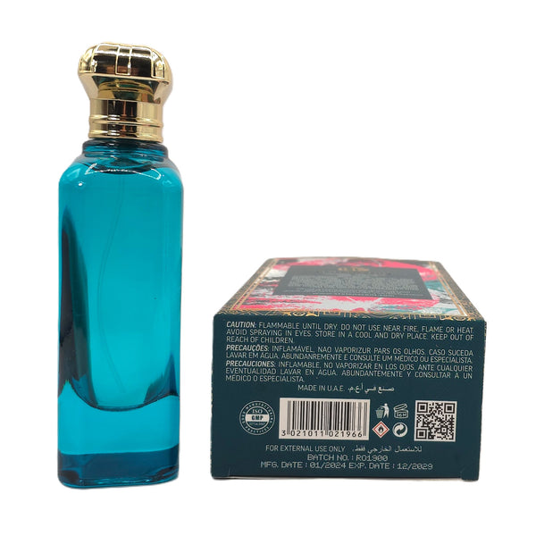 Tiya Al Musk Eau De Parfum – Unisex Fresh Floral Perfume with Orange Blossom, Jasmine, Sandalwood, Amber & Vanilla | Clean, Sensual, Long-Lasting Everyday Fragrance 100ML – Made in UAE (MDO020)