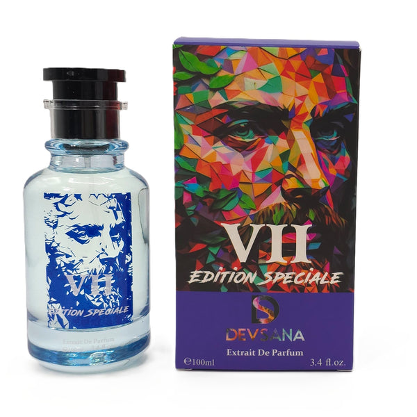 VII Edition Spéciale – Extrait de Parfum for Men | CEO Vibe Fragrance with Bold Cognac, Tobacco & Patchouli | Long-Lasting Luxury – 100ml, 30% Oil, 10+ Hours – Ideal for Formal Occasions, Evening Wear & Cold-Weather Confidence – Made in UAE