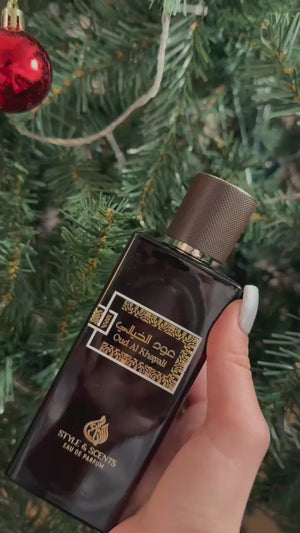 OUD AL KHAYALI Eau De Parfum – Bottle and Box Front – Style & Scents Unisex