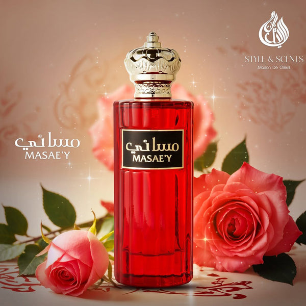 MDO004 Style & Scents MASAE'Y Eau De Parfum – Floral Woody Perfume for Women (100ml)