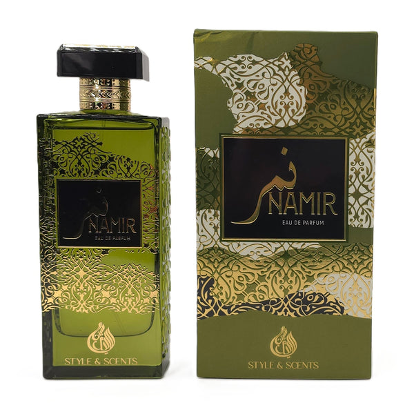 NAMIR Eau De Parfum – Fresh Citrus Aromatic Perfume for Men with Grapefruit, Ginger, Ambroxan & Vetiver | 100ml, 15% Oil, 8 Hours 👔 Ideal for daily freshness, business, or date nights – Made in UAE (MDO008)