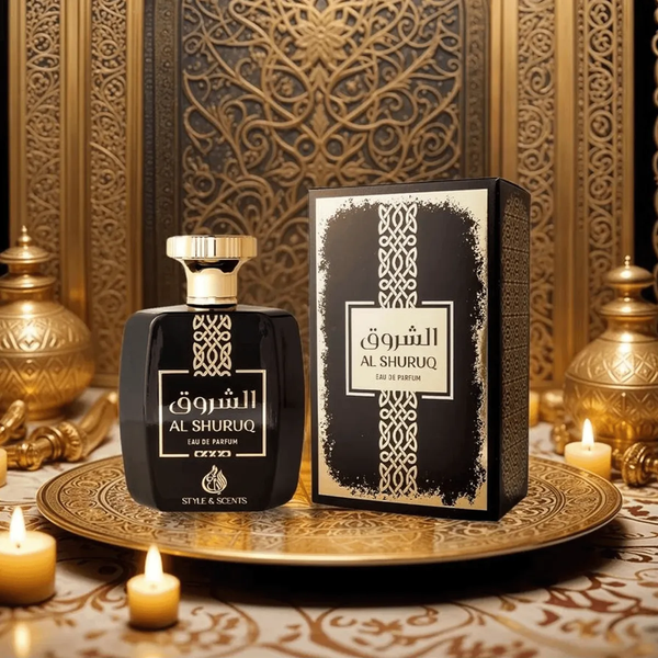 MDO009 AL SHURUQ Eau De Parfum – Spicy Woody Floral Scent for Men (100ml)