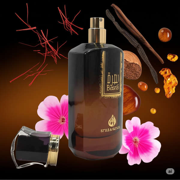 BASRA Eau De Parfum – Men’s Luxury Perfume with Oud, Nutmeg, Geranium, Vanilla & Cambodian Oud | Bold Spicy Woody Long-Lasting Fragrance 100ML – Made in UAE (MDO011)