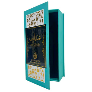 ANDALEEB Eau De Parfum – Unisex Amber Woody Perfume with Saffron, Plum, Praline, Oud & Patchouli | 100ml