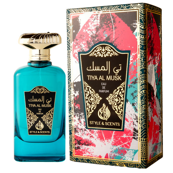 TIYA AL MUSK Eau De Parfum – Unisex Clean & Sensual Floral Perfume with Orange Blossom, Jasmine, Sandalwood & Vanilla | 100ml