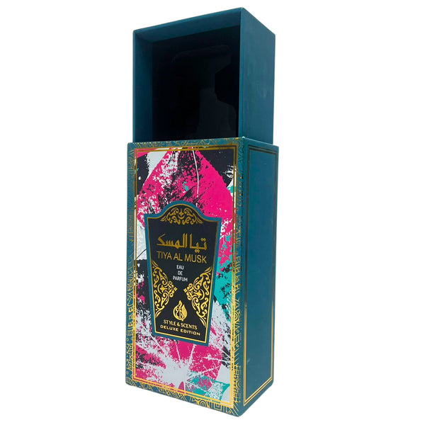 TIYA AL MUSK Eau De Parfum – Unisex Clean & Sensual Floral Perfume with Orange Blossom, Jasmine, Sandalwood & Vanilla | 100ml